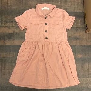 3/$30- 100% cotton H&M girls front button dress